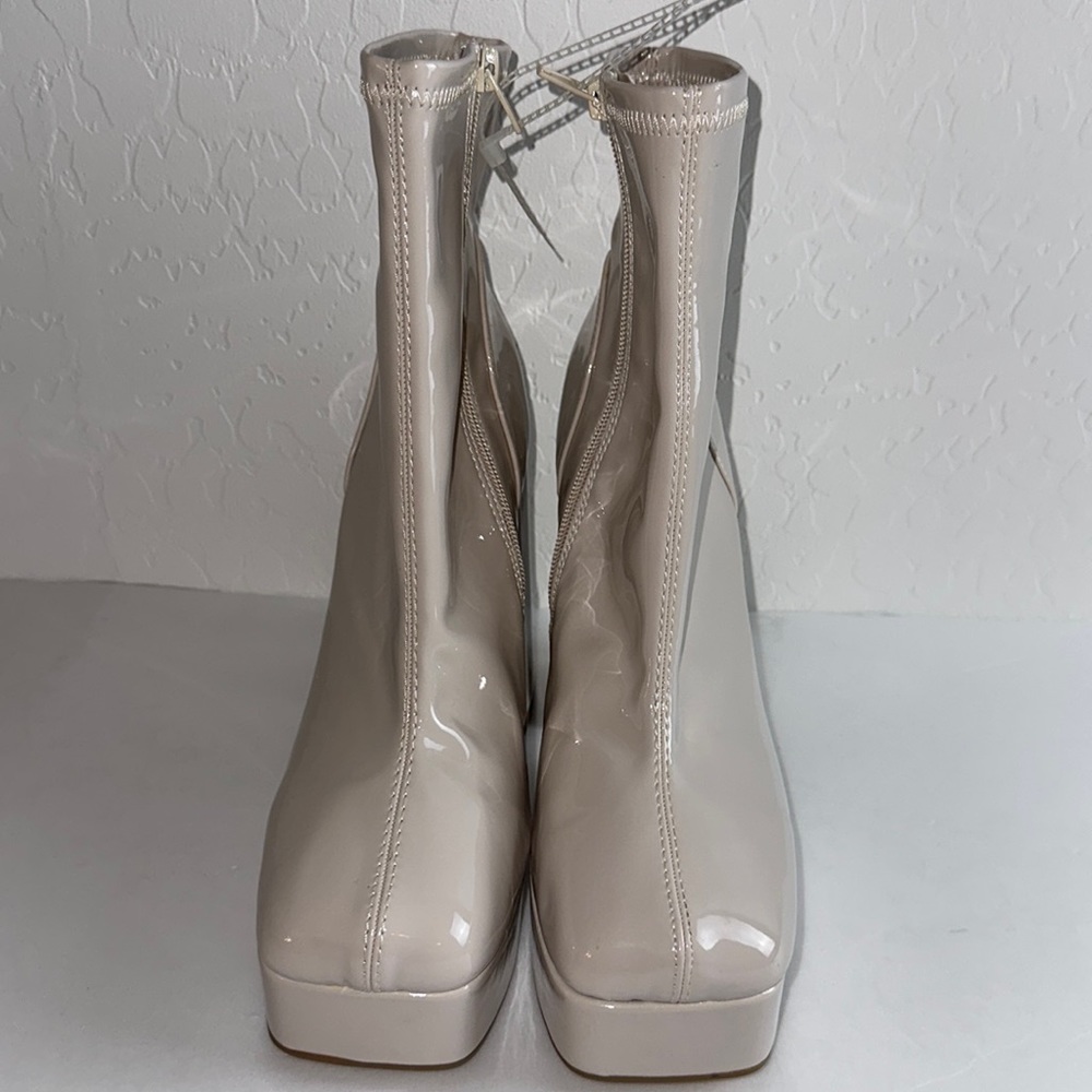 Steve Madden Bianca Patent Platform Bootie